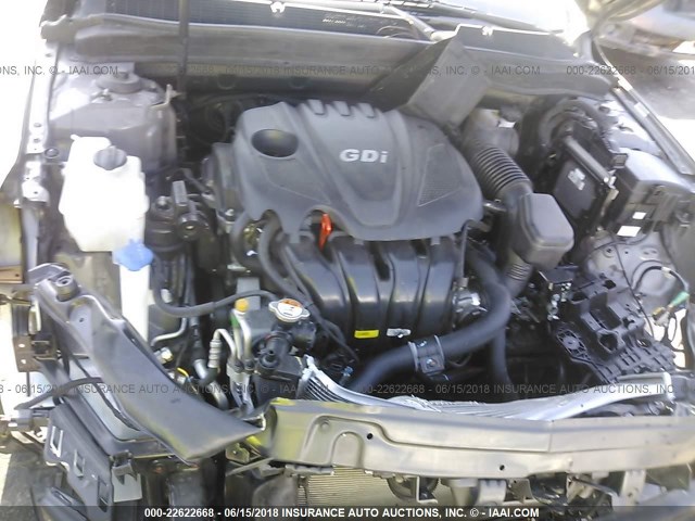 5XXGN4A76FG395327 - 2015 KIA OPTIMA EX Gris foto 10