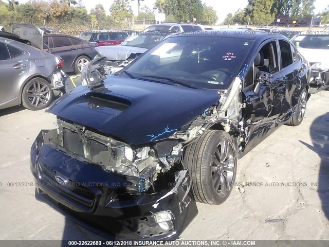 JF1VA1J68G8809484 - 2016 SUBARU WRX LIMITED BLACK photo 2