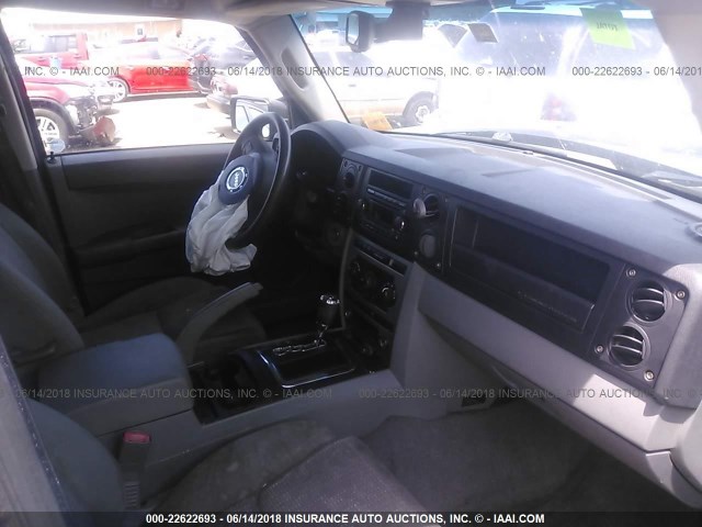 1J8HG48K66C198529 - 2006 JEEP COMMANDER მუქი ლურჯი ფოტო 5