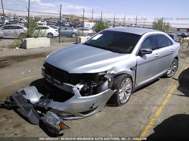 1FAHP2F87GG113118 - 2016 FORD TAURUS LIMITED SILVER photo 2