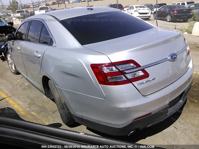 1FAHP2F87GG113118 - 2016 FORD TAURUS LIMITED SILVER photo 3