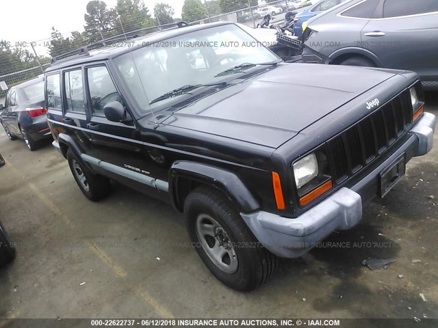 1J4FF68S2XL678074 - 1999 JEEP CHEROKEE SPORT/CLASSIC შავი ფოტო 1