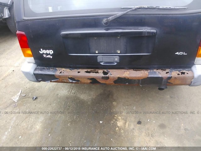 1J4FF68S2XL678074 - 1999 JEEP CHEROKEE SPORT/CLASSIC შავი ფოტო 6