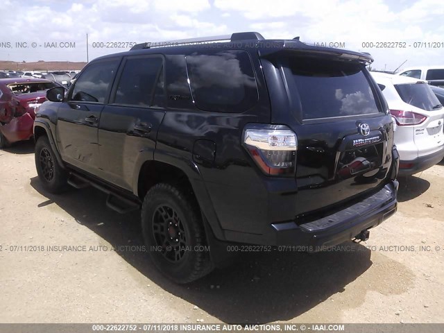 JTEBU5JR5F5271277 - 2015 TOYOTA 4RUNNER SR5/LIMITED/TRAIL/TRD PRO BLACK photo 3