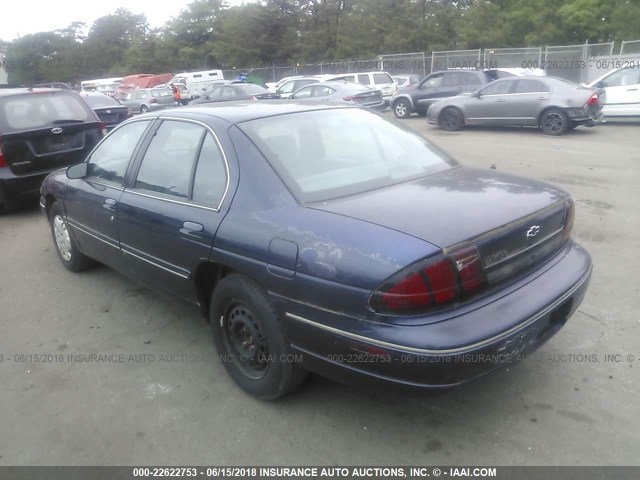 2G1WL52M3W9167099 - 1998 CHEVROLET LUMINA LS BLUE photo 3