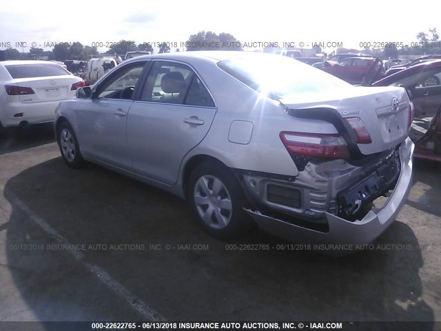 4T1BE46K37U598822 - 2007 TOYOTA CAMRY NEW GENERAT CE/LE/XLE/SE SILVER photo 3