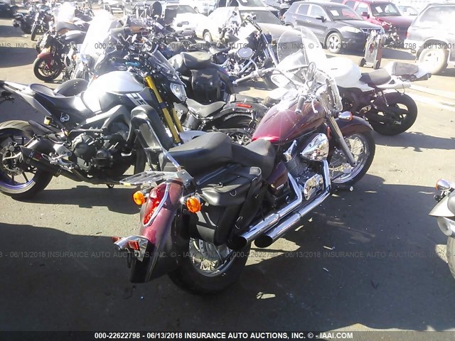 JH2RC50006M203796 - 2006 HONDA VT750 C RED photo 4