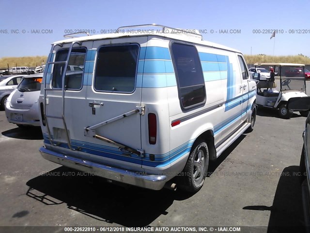 1FTEE14N8GHA07566 - 1986 FORD ECONOLINE E150 VAN WHITE photo 4