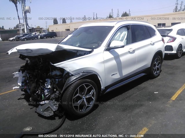 WBXHU7C37HP924673 - 2017 BMW X1 SDRIVE28I WHITE photo 2