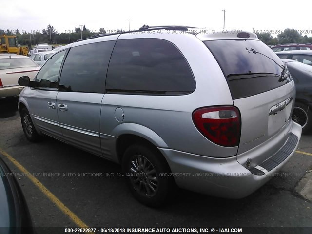 2C8GP54L81R114359 - 2001 CHRYSLER TOWN & COUNTRY LXI SILVER photo 3