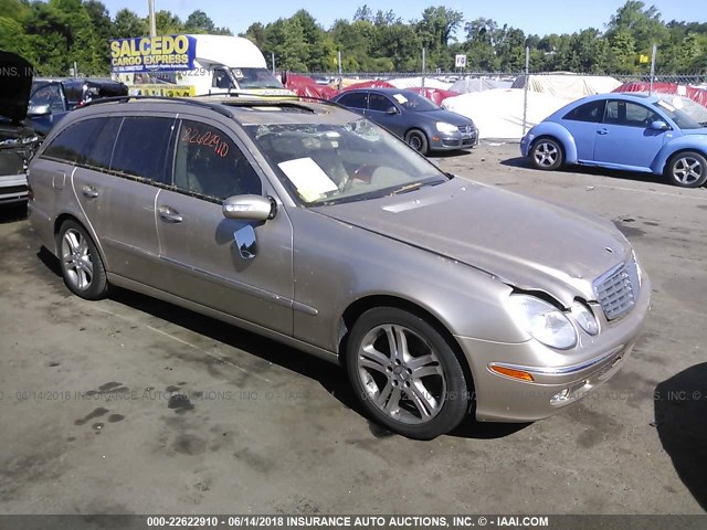 WDBUH83J85X170049 - 2005 MERCEDES-BENZ E 500 4MATIC TAN photo 1