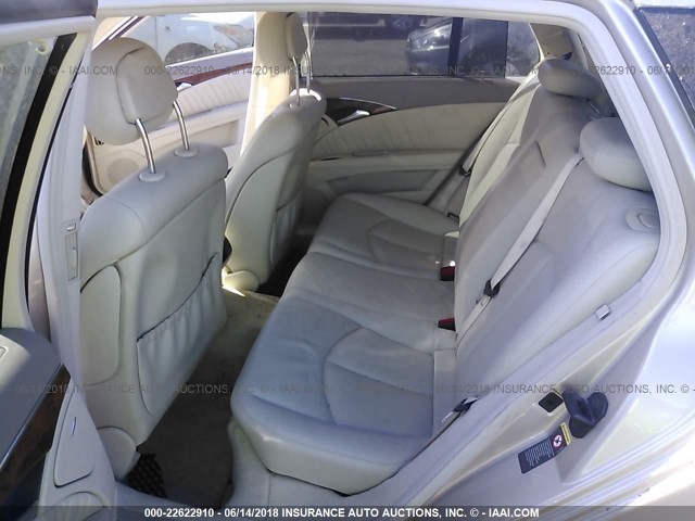 WDBUH83J85X170049 - 2005 MERCEDES-BENZ E 500 4MATIC TAN photo 8