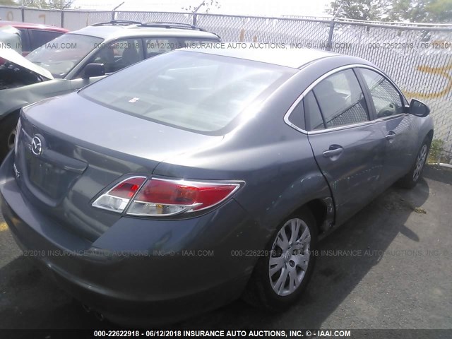 1YVHZ8BH9B5M02089 - 2011 MAZDA 6 I Gris photo 4