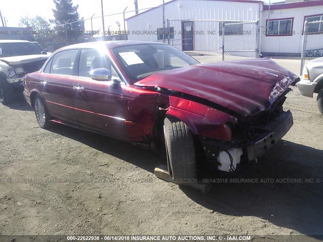 SAJWA82CX5SG42528 - 2005 JAGUAR VANDENPLAS BURGUNDY photo 1