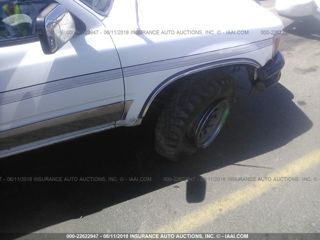 JT3VN39W5L0031057 - 1990 TOYOTA 4RUNNER VN39 SR5 WHITE photo 6