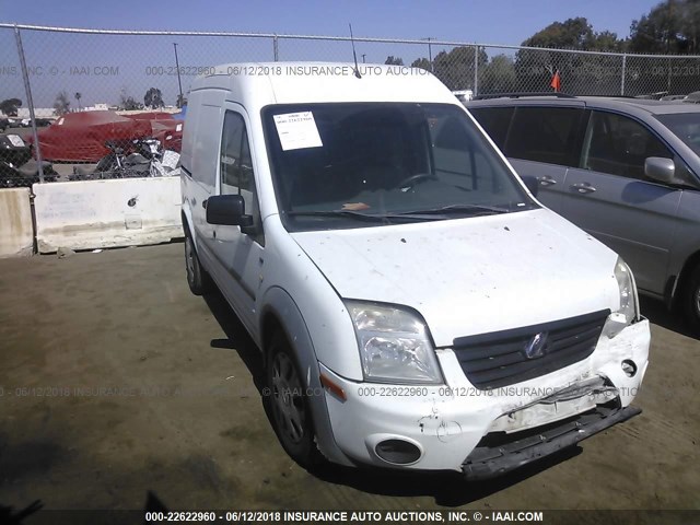NM0LS7BN4DT165284 - 2013 FORD TRANSIT CONNECT XLT WHITE photo 1
