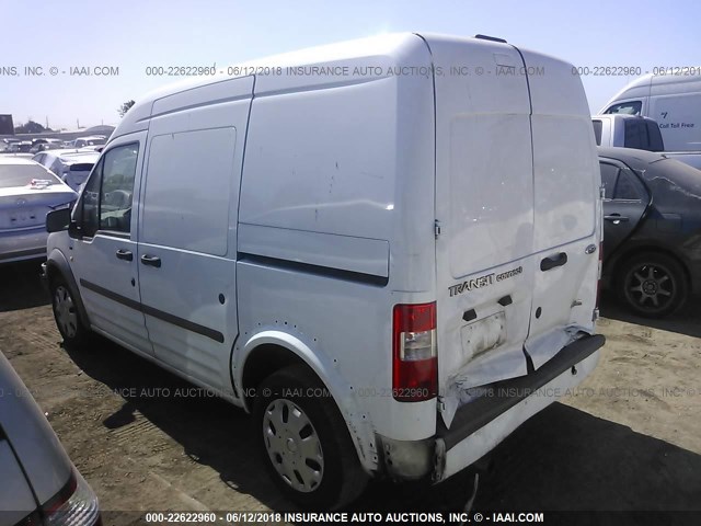 NM0LS7BN4DT165284 - 2013 FORD TRANSIT CONNECT XLT WHITE photo 3