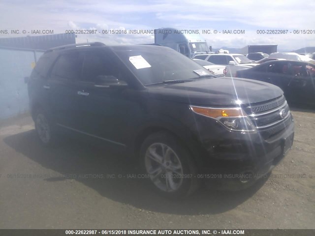 1FM5K8F85EGA14000 - 2014 FORD EXPLORER LIMITED 黑色 照片 1
