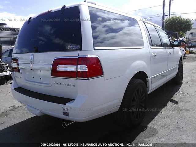 5LMJJ3H58CEL05815 - 2012 LINCOLN NAVIGATOR L 白色 照片 4