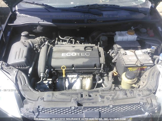 KL1TD5DE9AB099306 - 2010 CHEVROLET AVEO LS/LT 黑色 照片 10