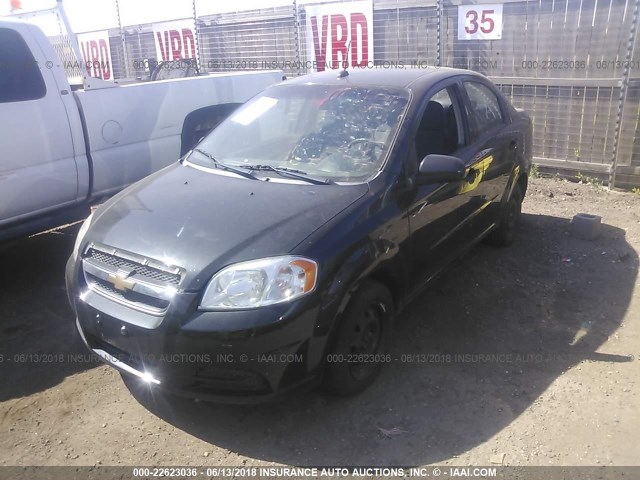 KL1TD5DE9AB099306 - 2010 CHEVROLET AVEO LS/LT 黑色 照片 2