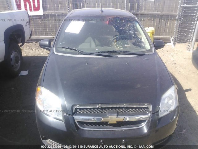 KL1TD5DE9AB099306 - 2010 CHEVROLET AVEO LS/LT 黑色 照片 6