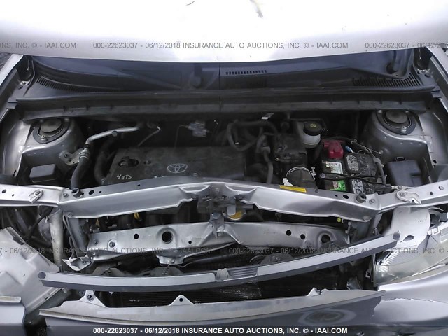 JTLKT324764111457 - 2006 TOYOTA SCION XB ნაცრისფერი ფოტო 10