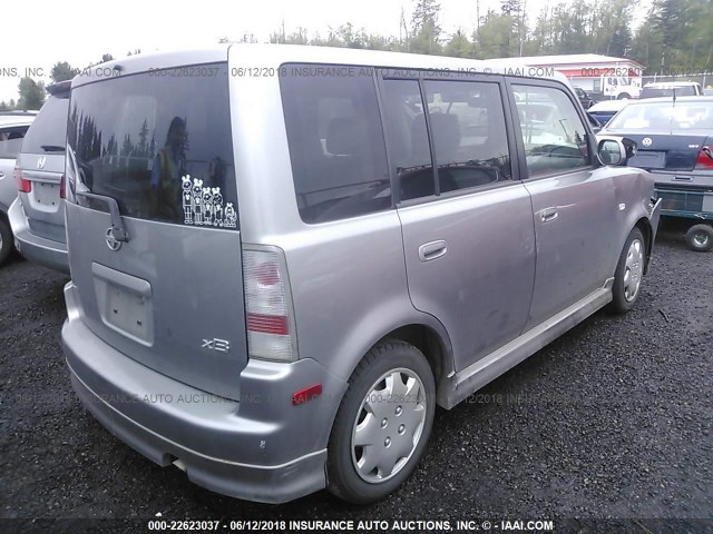 JTLKT324764111457 - 2006 TOYOTA SCION XB ნაცრისფერი ფოტო 4