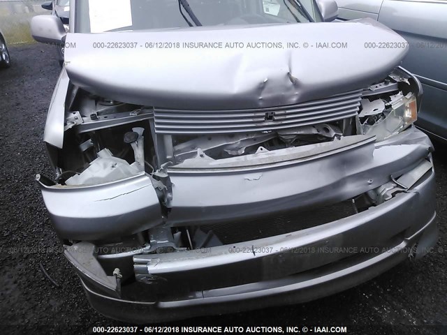 JTLKT324764111457 - 2006 TOYOTA SCION XB ნაცრისფერი ფოტო 6