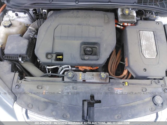 1G1RB6E45DU115443 - 2013 CHEVROLET VOLT WHITE photo 10