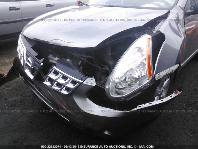 JN8AS5MV1CW399640 - 2012 NISSAN ROGUE S/SV SILVER photo 6