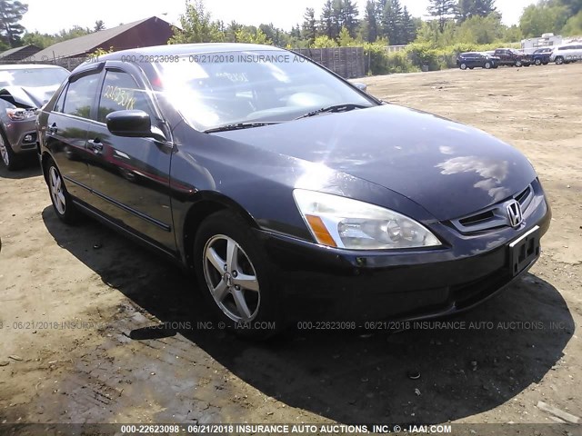 1HGCM56785A014749 - 2005 HONDA ACCORD EX BLACK photo 1