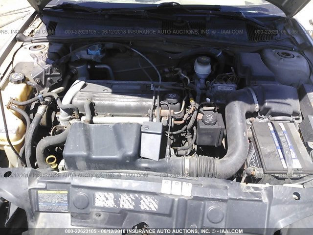 1G1JF52F637347760 - 2003 CHEVROLET CAVALIER LS TAN photo 10