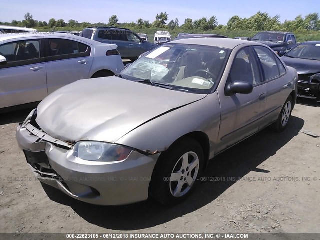 1G1JF52F637347760 - 2003 CHEVROLET CAVALIER LS 棕色 照片 2