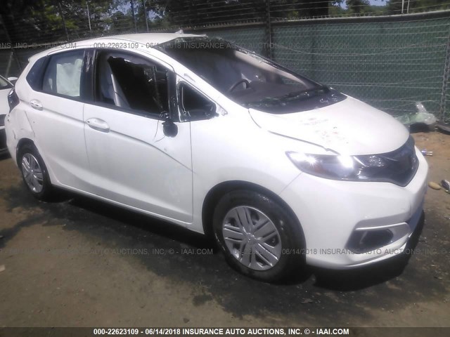 3HGGK5H49JM736173 - 2018 HONDA FIT LX WHITE photo 1