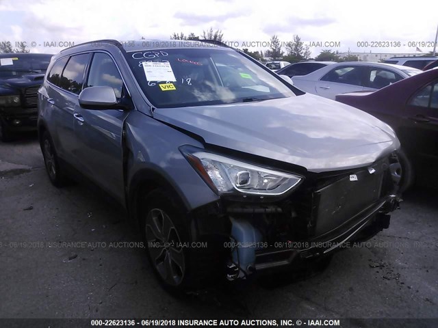 KM8SM4HF6FU094606 - 2015 HYUNDAI SANTA FE GLS GRAY photo 1