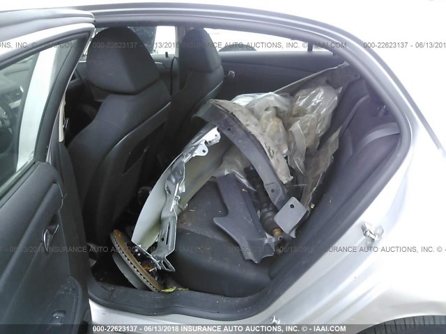 1G1ZC5E06CF365572 - 2012 CHEVROLET MALIBU 1LT GRAY photo 8