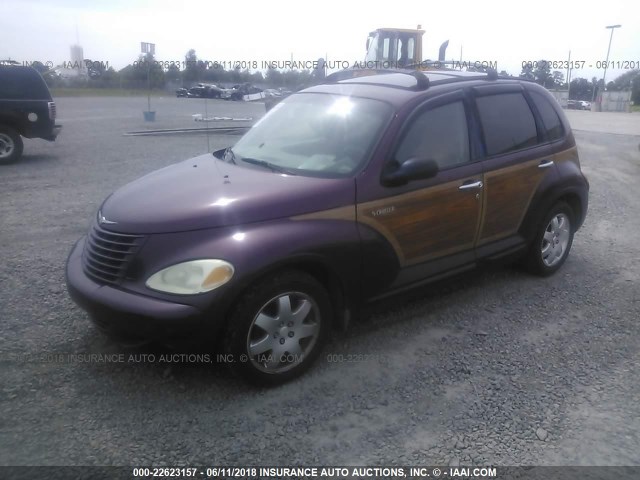 3C4FY58B73T652255 - 2003 CHRYSLER PT CRUISER TOURING PURPLE photo 2