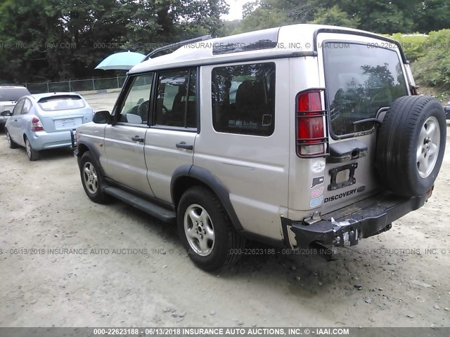 SALTY124XXA220240 - 1999 LAND ROVER DISCOVERY II  თაფლისფერი ფოტო 3