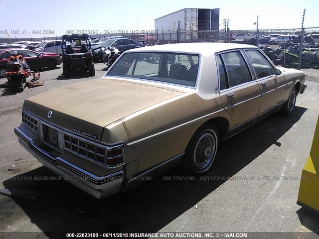 1G2BL69HXFX209892 - 1985 PONTIAC PARISIENNE GOLD photo 4