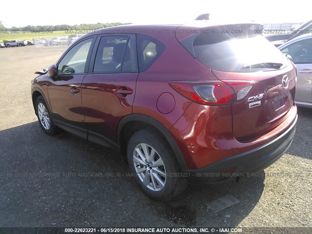 JM3KE2CE4D0133774 - 2013 MAZDA CX-5 TOURING BURGUNDY photo 3