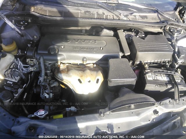 4T1BE46K87U728514 - 2007 TOYOTA CAMRY NEW GENERAT CE/LE/XLE/SE GRAY photo 10