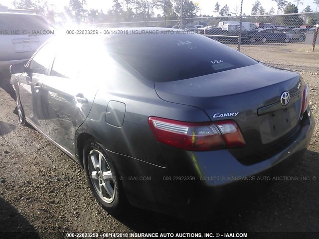 4T1BE46K87U728514 - 2007 TOYOTA CAMRY NEW GENERAT CE/LE/XLE/SE GRAY photo 3