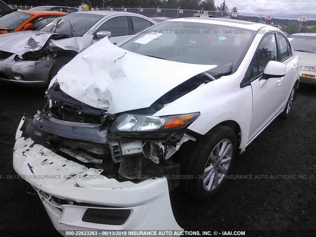 19XFB2F94CE331147 - 2012 HONDA CIVIC EXL 白色 照片 2