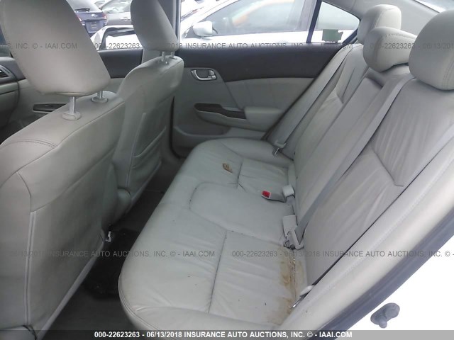 19XFB2F94CE331147 - 2012 HONDA CIVIC EXL 白色 照片 8