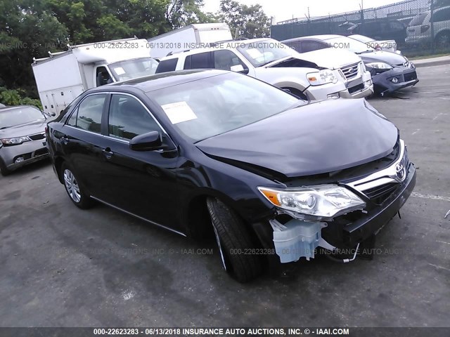 4T4BF1FK6CR242294 - 2012 TOYOTA CAMRY SE/LE/XLE BLACK photo 1