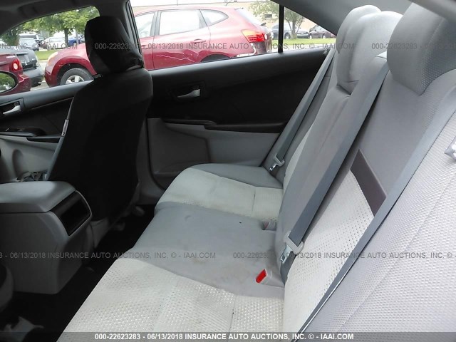 4T4BF1FK6CR242294 - 2012 TOYOTA CAMRY SE/LE/XLE BLACK photo 8