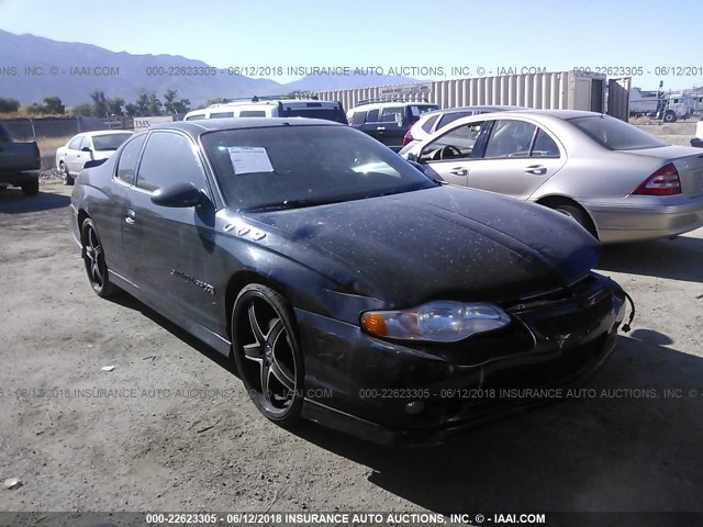 2G1WZ151859256447 - 2005 CHEVROLET MONTE CARLO SS SUPERCHARGED BLACK photo 1