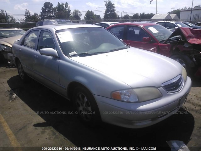 1YVGF22C5Y5132020 - 2000 MAZDA 626 ES/LX SILVER photo 1