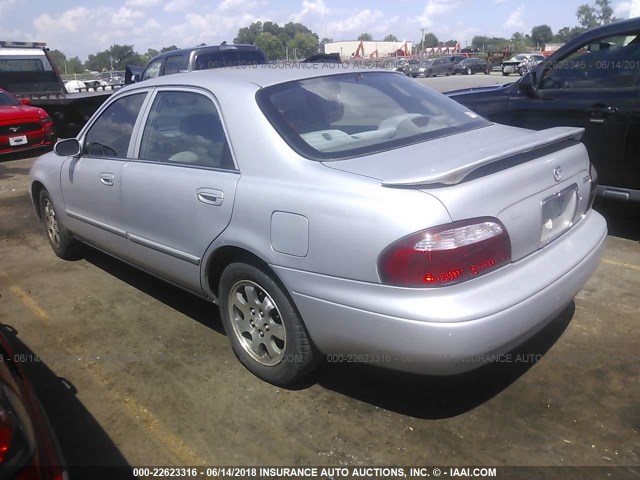 1YVGF22C5Y5132020 - 2000 MAZDA 626 ES/LX SILVER photo 3